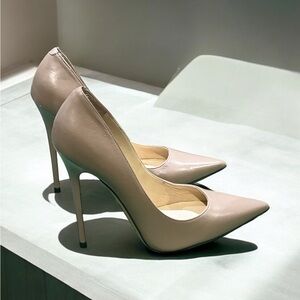 Jimmy Choo Anouk Embossed Leather Heel Pumps Size 7 US 37EU